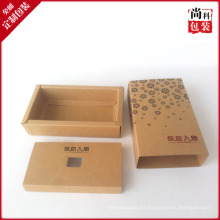 Diseño de caja de empaquetado de papel personalizado elegante